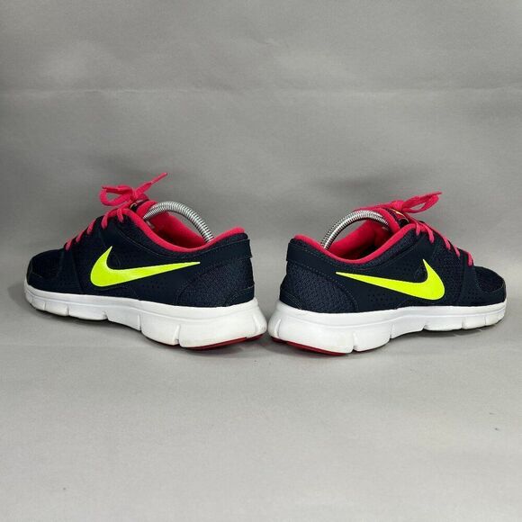 Nike Flex Experience RN Shoes Women's Size 10 Thunder Blue Volt Running Sneakers - Picture 7 of 12